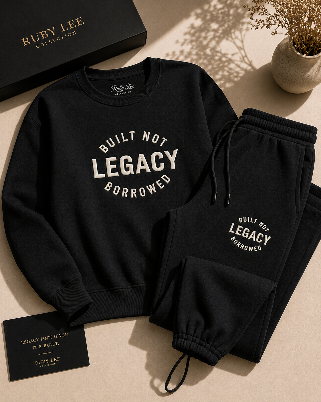 Legacy Built not Borrowed Signature Sweatsuit